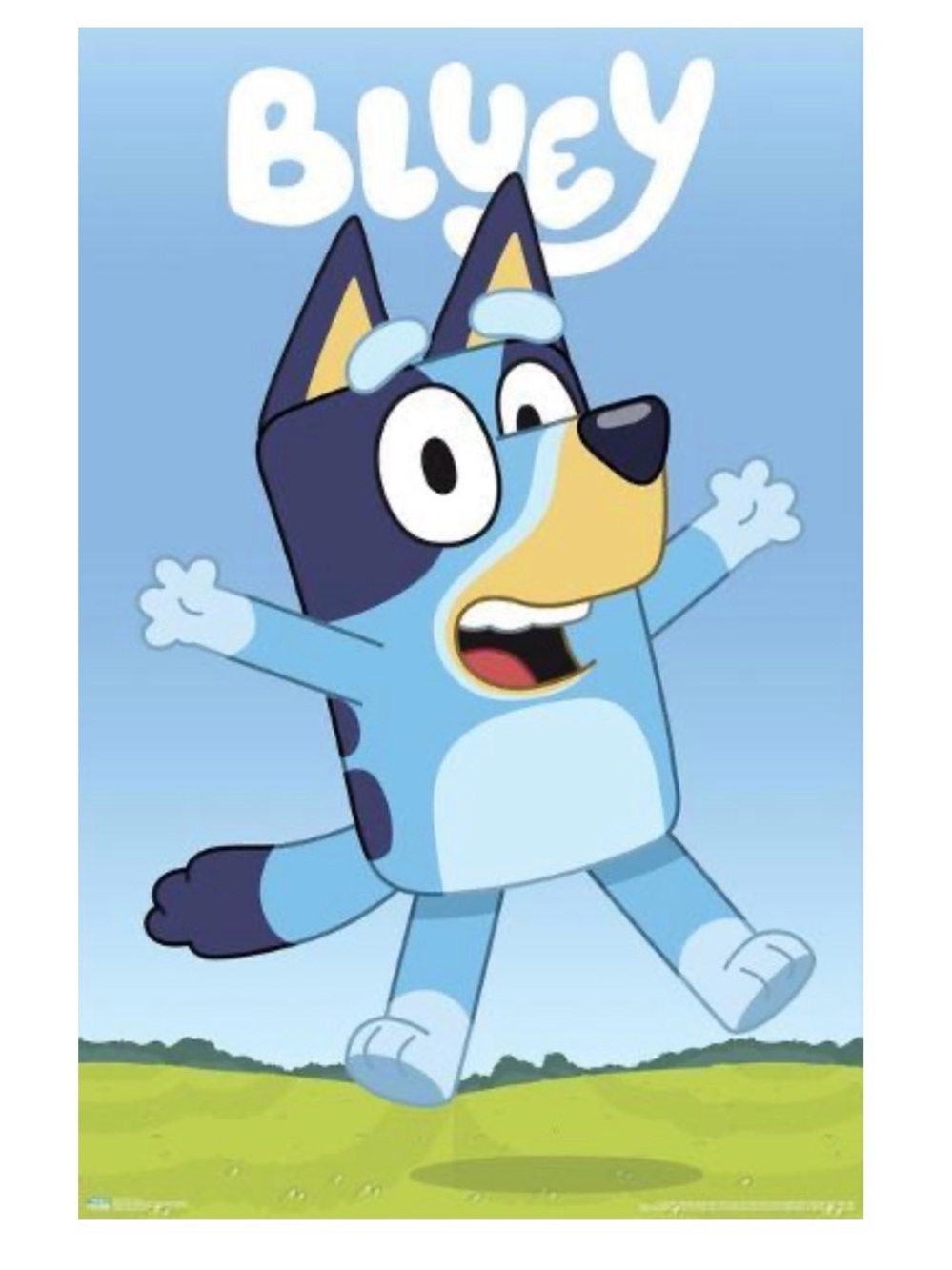 New Bluey - Hey Poster Allposters RP25351 22.375” x 34”